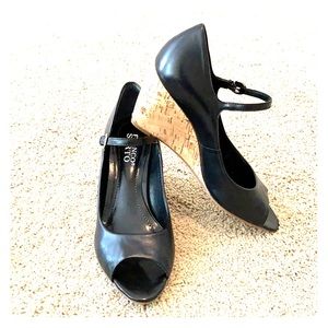 Franco Sarto Black Heels